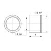High wear Slide bearing [103-3] (103119019247)