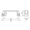 CABINET HANDLE [206-1] (206109069945)