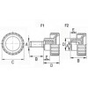 Fluted Grip knob [258] (258320859935)
