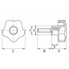 Lobe knob [266] (266102000911)