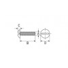Slotted mushroom head screw [276] (276601600002)